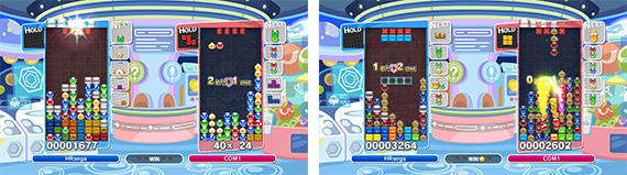 『ぷよぷよテトリス』プレイムービー（ミックスルール）公開！