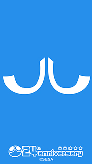 ぷよぷよ24周年記念SP用かべがみ 青ぷよ